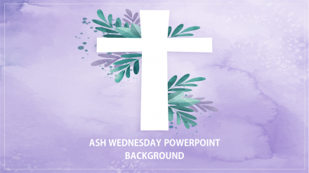 Ready To Use Ash Wednesday PowerPoint Backgrounds Slide