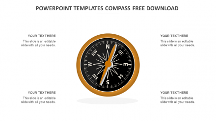 Free - PowerPoint Templates Compass Free Download