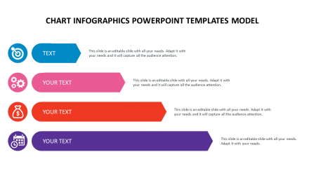 Multicolor Chart Infographics PowerPoint Templates Model