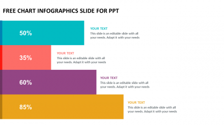 Free - Free Chart Infographics Slide For PPT Model Template