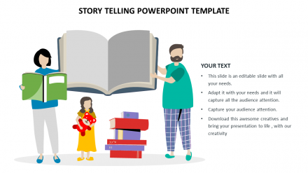 Story Telling PowerPoint Template Presentation PPT Slides