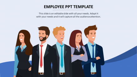 Wonderful Employee PPT Template Themes Presentation