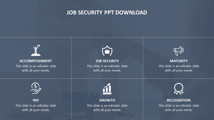 Job Security PPT Download Presentation Templates Slides