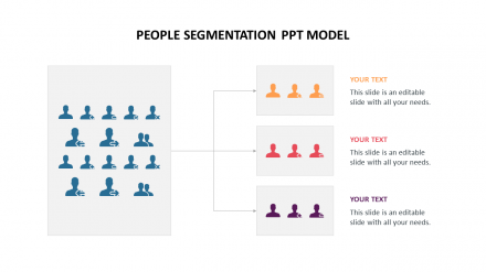 People Segmentation PPT Model Presentation Templates 