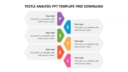 Multicolor Pestle Analysis PPT Template Free Download