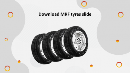 Download Classy Mrf Tyres Slide Template Presentation
