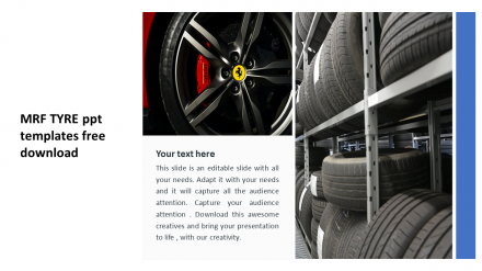MRF Tyre PPT Templates Free Download Slide Presentation
