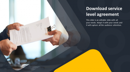Download Service Level Agreement Template Attractive Design