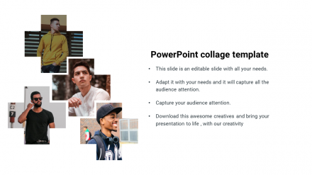 PowerPoint Collage Template Slide