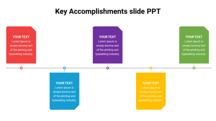 Our Predesigned Key Accomplishments Slide PPT Design