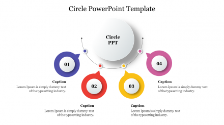 Our Predesigned Circle PowerPoint Template Presentation