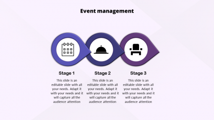 Event Management PPT Template Designs