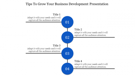 Simple Circle Model Business Development Presentation Template