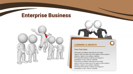Free - PPT For New Business Plan Template-Enterprise Business