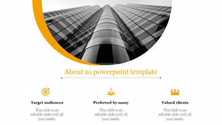  About Us PowerPoint Template For Company Presentation