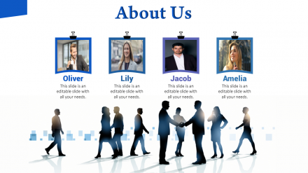 Free - Stunning About Us PowerPoint Template Presentation 