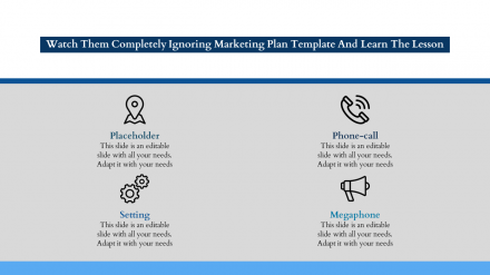 Free - Customized Marketing Plan Template Presentation Design
