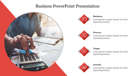 Customizable Business PowerPoint Presentation Slide