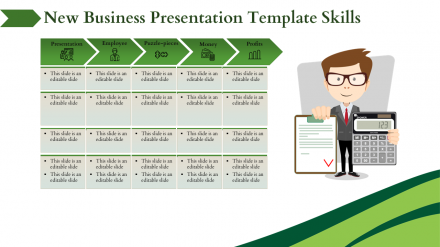 New Business Presentation Template – Business Schedule