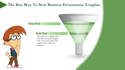Free - New Business Presentation Template–Funnel Model