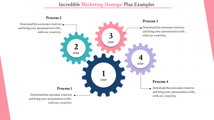Gear Wheel Strategic Marketing Plan Template