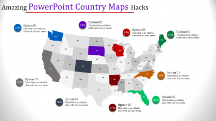 Shop Now-PowerPoint Country Maps Templates