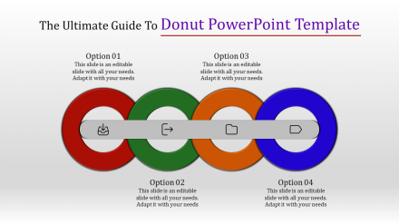 Download Donut PowerPoint Template Slides Presentation