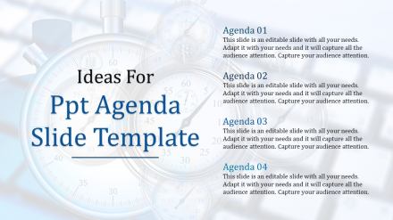 Get Our Predesigned PPT Agenda Slide Template Themes