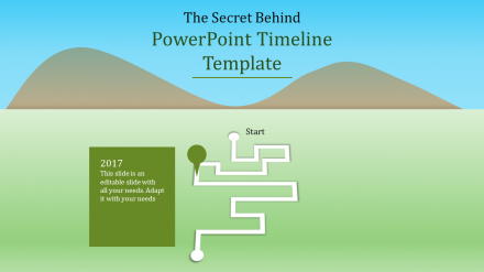 Free - Roadmap PowerPoint Timeline Template Presentation Slide