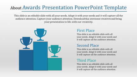Free - Get Attractive Awards Presentation Powerpoint Template