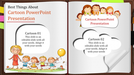 Artistic Cartoon PowerPoint Presentation Template