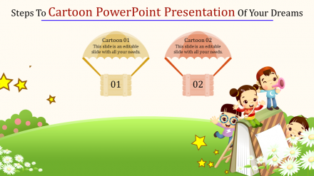 Make Use Of Our Cartoon PowerPoint Presentation Template