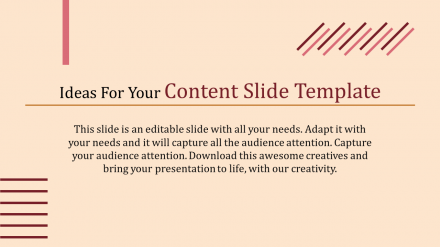 Portfolio Content Slide Template