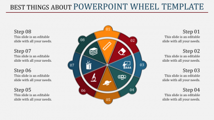  Powerpoint Wheel Template For Business