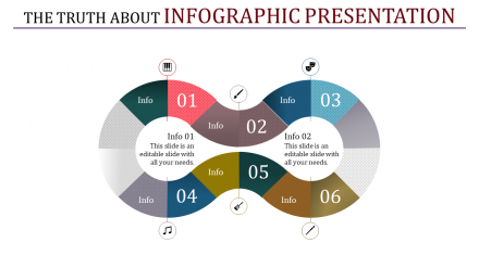 Free - Elegant Infographic Presentation Slide Template-2 Node