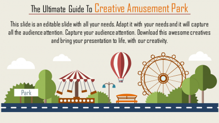 Creative Amusement Park Slide Template Presentation