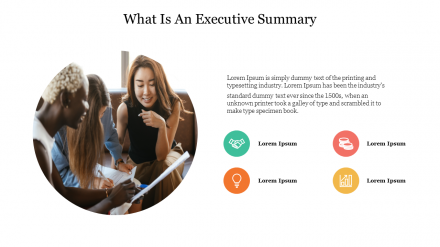 What Is An Executive Summary PPT PowerPoint Template