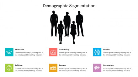 Free - Multicolor Demographic Segmentation PowerPoint Template