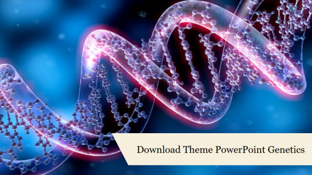 Download Theme PowerPoint Genetics PPT Presentation