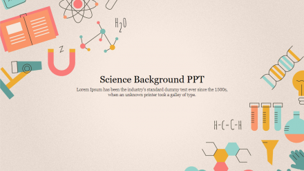 Creative Science Background PPT
