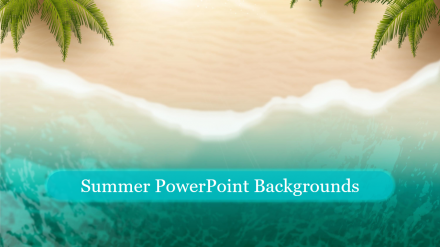 Free - Attractive Free Summer PowerPoint Backgrounds Slide