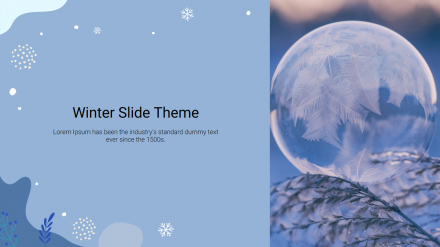 Attractive Winter Google Slide Theme For Presentation