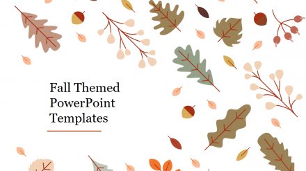 Free - Amazing Fall Themed PowerPoint Templates Free Slide