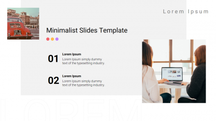Free - Modern Minimalist Google Slides Template For PPT Slides
