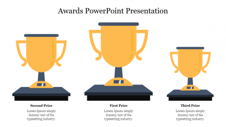 Editable Awards Slideshow Presentation Template