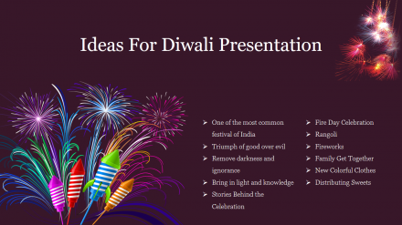 Innovative Ideas For Diwali Presentation Template Design