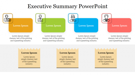 Attractive Executive Summary PowerPoint Presentation Slide