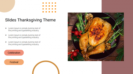 Attractive Google Slides Thanksgiving Theme Template