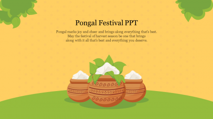Attractive Pongal Festival PPT PowerPoint PPT Template