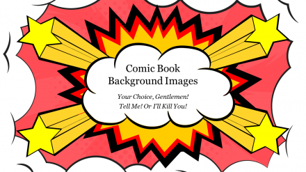Attractive Comic Book Background Images Presentation